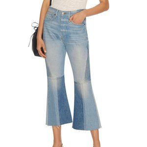 NWT High Rise Hurley Le Panel Block Cropped Jeans